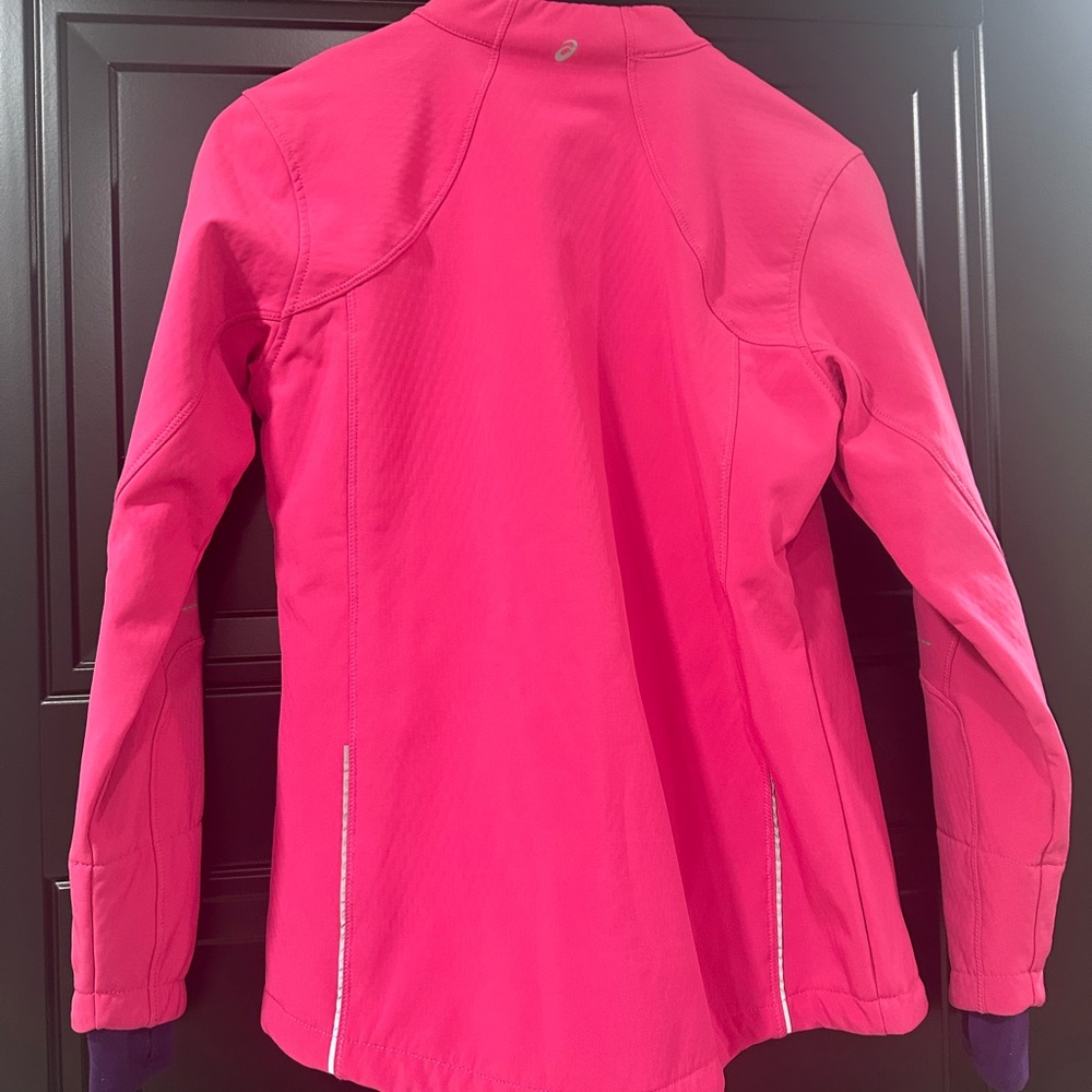 ASICS Bright Pink Full-Zip Utility Jacket - Picture 8 of 8